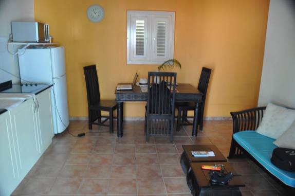 Sala-cozinha do nosso studio em Kralendijk, em Bonaire